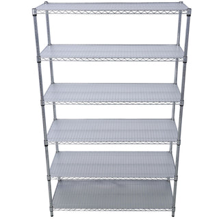 6 Tier Heavy Duty Metal Shelf Wire Shelving Unit