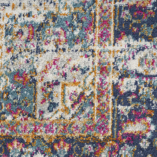 Home Outfitters 4' X 6' Charcoal and Ivory Abstract Shag Area Rug