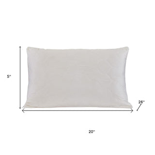 Cotton Wool Hypoallergenic Standard Size Bed Pillow