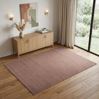 Home Outfitters 4' X 6' Brown Abstract Washable Area Rug