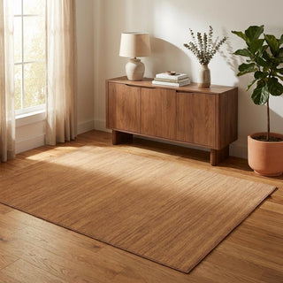 Home Outfitters 4' X 6' Copper Abstract Washable Area Rug