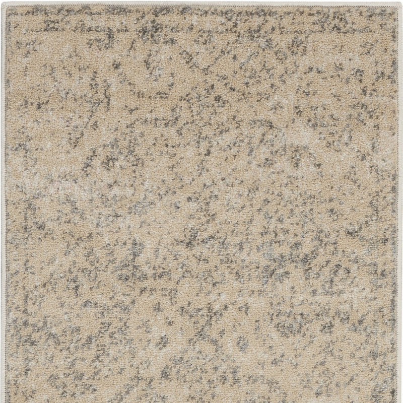 Home Outfitters Metallic Silver Animal Print Area Rug