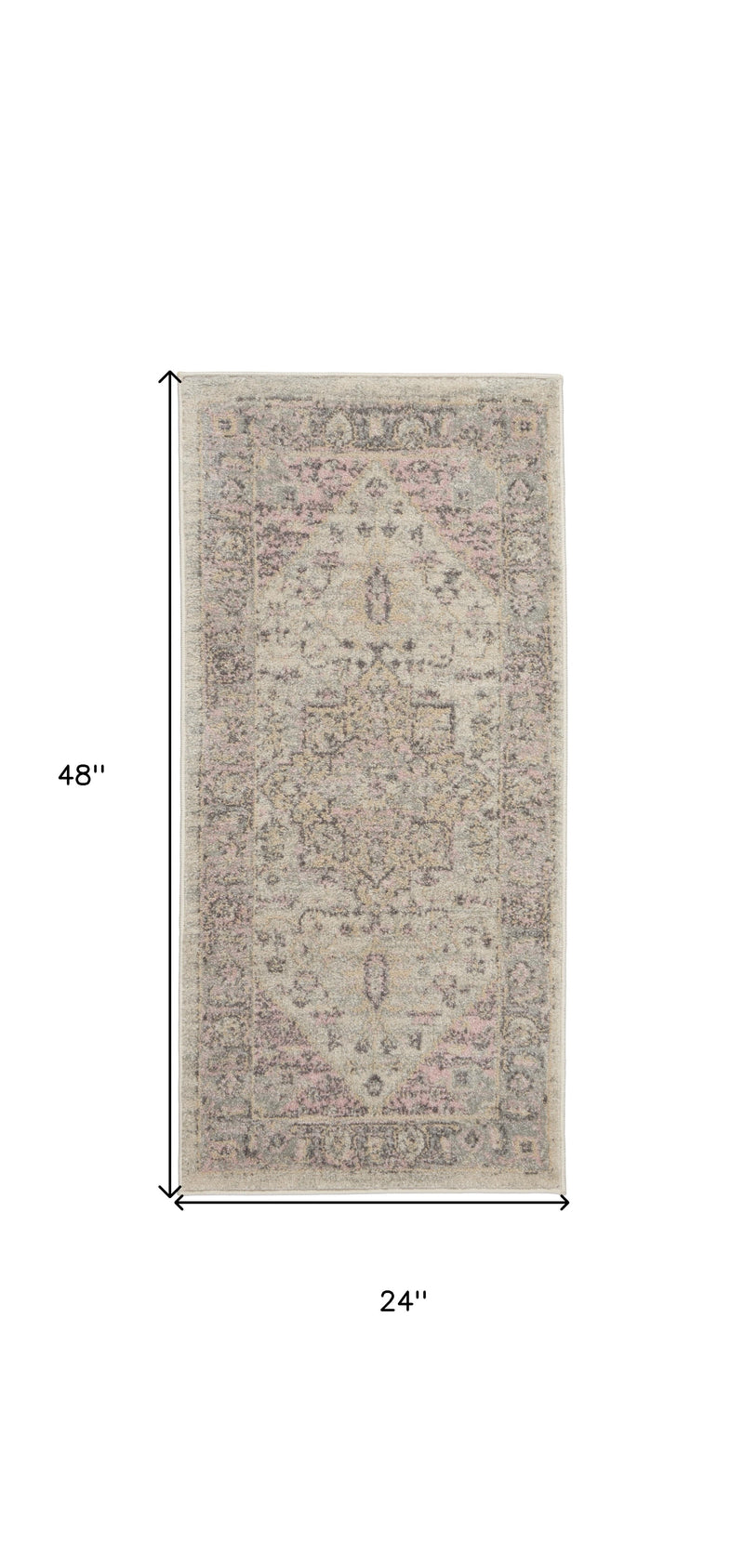 Home Outfitters 24" X 36" Salt And Pepper, Black And White Calfskin - Area Rug