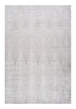 Home Outfitters 4' X 6' Gray and Ivory Geometric Distressed Area Rug