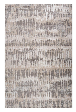 Home Outfitters 4' X 6' Beige and Brown Abstract Distressed Area Rug
