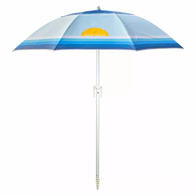 Body Glove - 7 Foot Beach Umbrella Sunrise Stripe