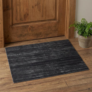 Home Outfitters 2' X 3' Black and Gray Power Loom Area Rug