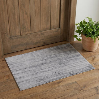 Home Outfitters 2' X 3' Gray and Ivory Power Loom Area Rug