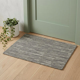 Home Outfitters 2' X 3' Gray Ivory and Taupe Abstract Hand Woven Area Rug