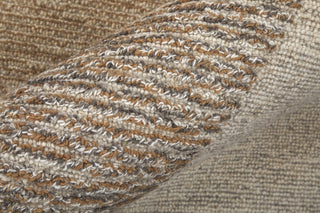 Home Outfitters 2' X 3' Brown Tan and Ivory Wool Abstract Hand Tufted Area Rug