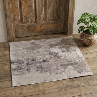 Home Outfitters 2' X 3' Brown Black and Tan Abstract Hand Tufted Area Rug