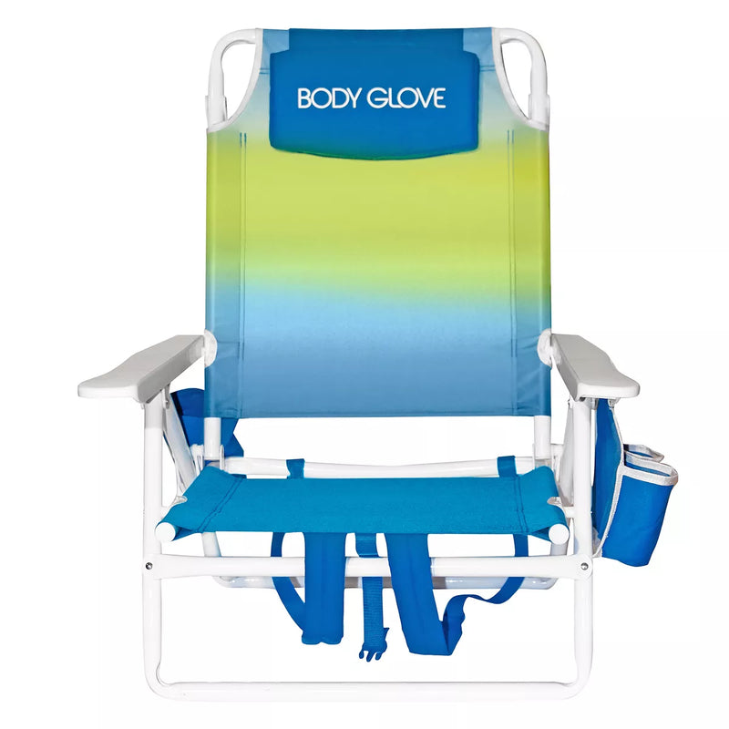 Body Glove - 5 Position Beach Chair Ombre Cool