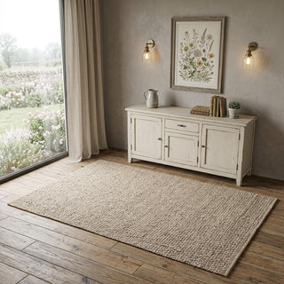 Home Outfitters 4' X 6' Gray Jute Hand Woven Area Rug