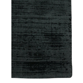 Home Outfitters 4' X 6' Charcoal And Black Abstract Hand Woven Area Rug