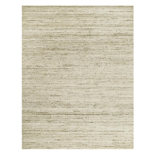 Home Outfitters 4' X 6' Ivory And Brown Wool Striped Hand Woven Area Rug