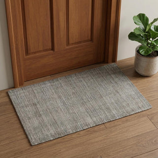 Home Outfitters 2' X 3' Gray And Light Brown Wool Abstract Hand Woven Area Rug