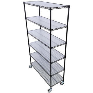 6 Tier Heavy Duty Metal Shelf Wire Shelving Unit