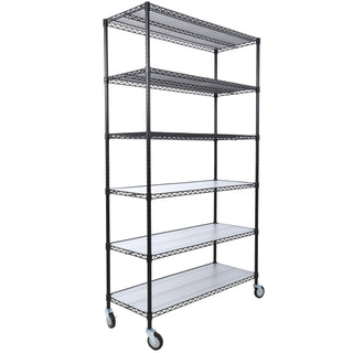 6 Tier Heavy Duty Metal Shelf Wire Shelving Unit