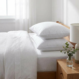 Set of Two Cotton Down Alternative Decorative Sham Pillows