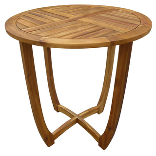 Teak Outdoor Dining Set with Coffee Table and 2 Chairs - Acacia Wood