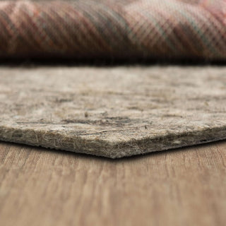 Mohawk Home 8' x 10' Non Slip Grip Rug Pad 1/4" Thick Dual Surface Felt Cushion + Rubber Gripper - Safe for All Floors