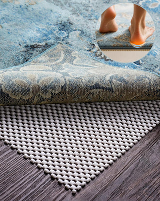 Veken 5x7 Ft Rug Pad Gripper for Hardwood Floors, Non Slip Rug Pads for Area Rugs, Thick Rug Grippers for Tile Floors, Under Carpet Anti Skid Mat, Keep Your Rugs Safe and in Place
