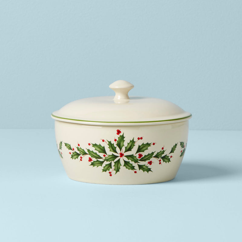 Lenox Holiday Covered Casserole