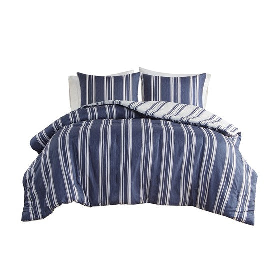 Intelligent Design Cobi Striped Reversible Comforter set Twin/Twin XL