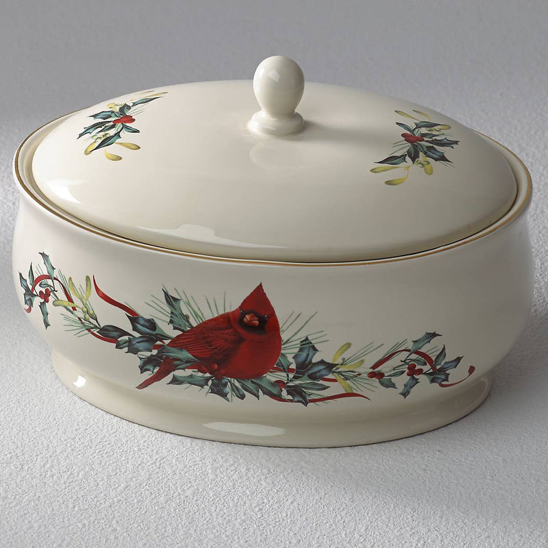 Lenox Winter Greetings Covered Dish