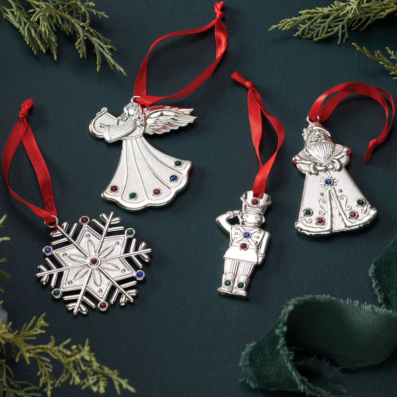Lenox Jeweled Snowflake Ornament, 0.12, Multi
