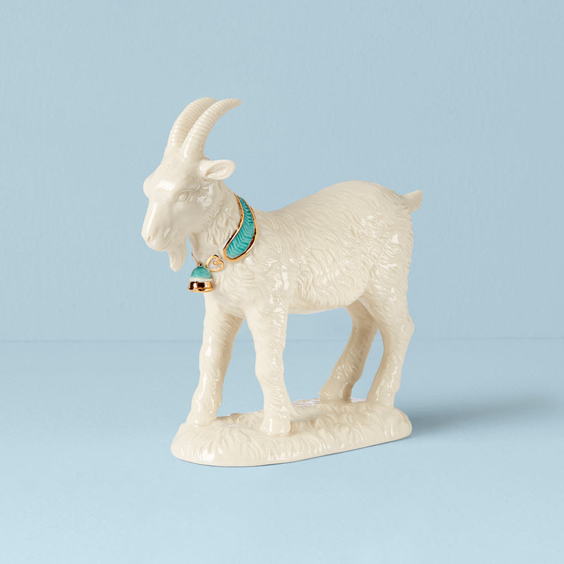 Lenox First Blessing Nativity Goat Figurine, 0.85 LB, Multi