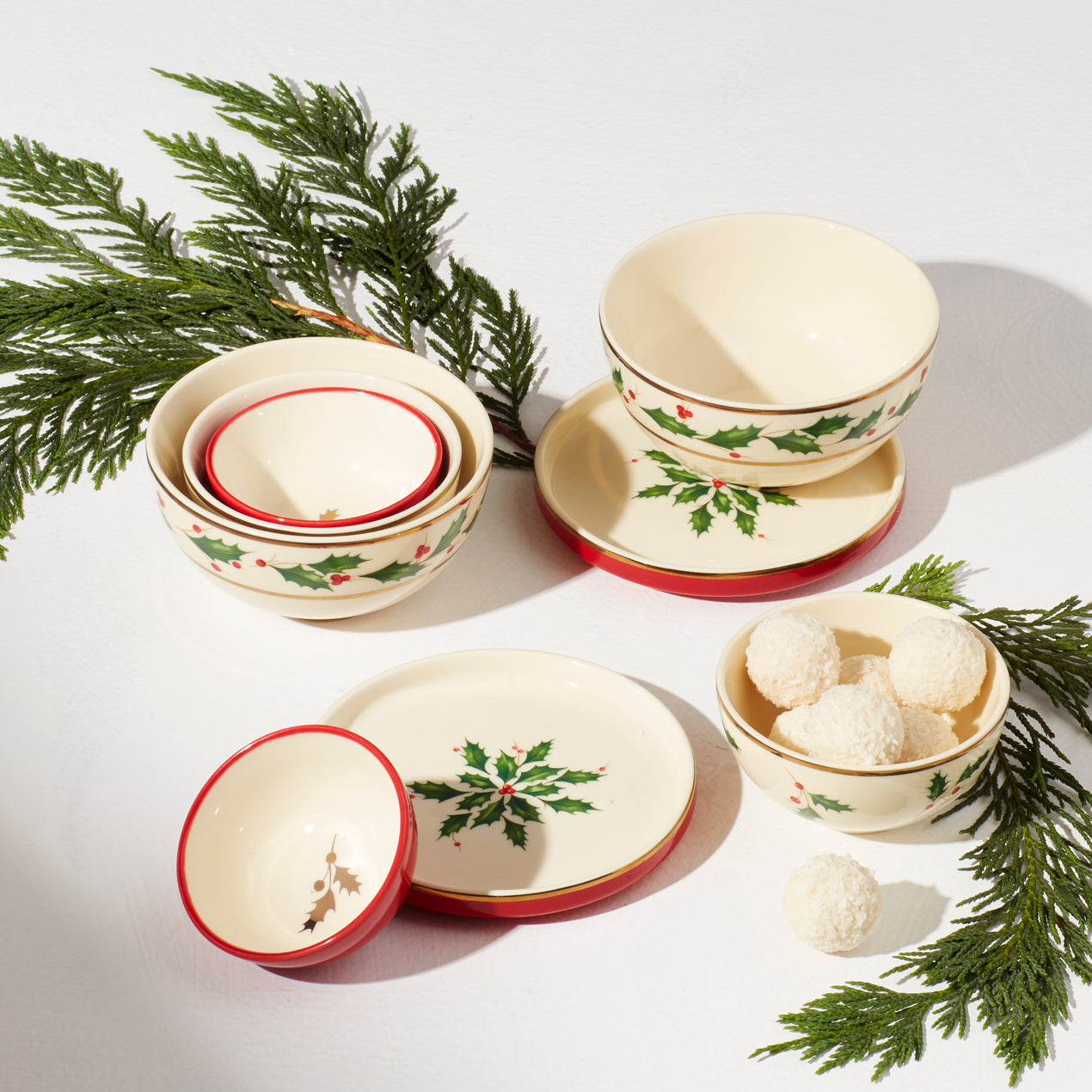 Lenox Holiday Mini Luna 8-Piece Nesting Dinnerware Set – HomePlace