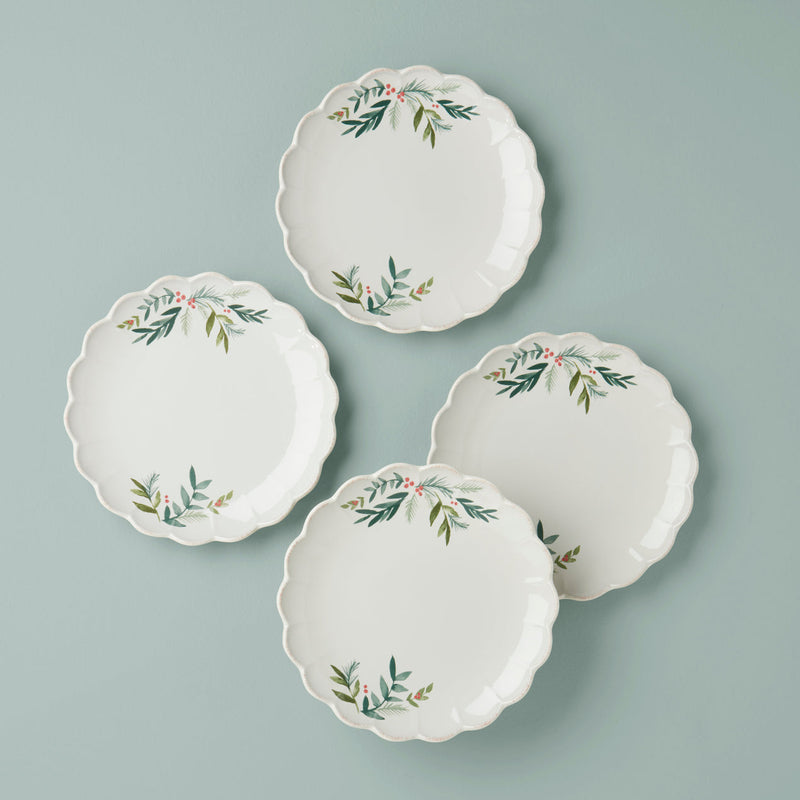 Lenox French Perle Berry Accent Plates, Set of 4