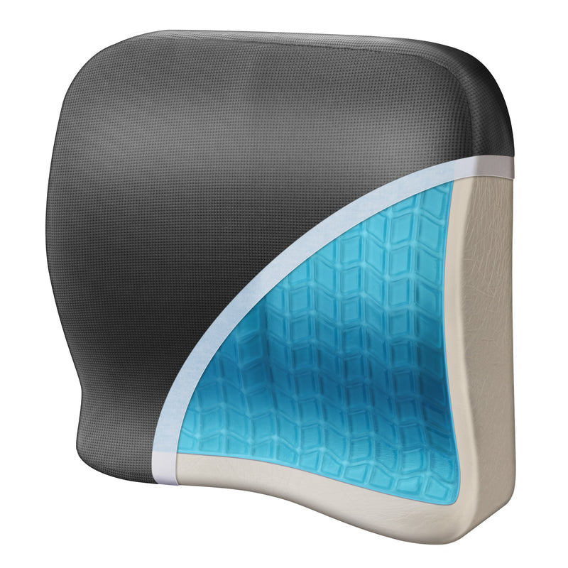 Wagan Relax Fusion Lumbar Memory Foam and Gel Seat Cushion