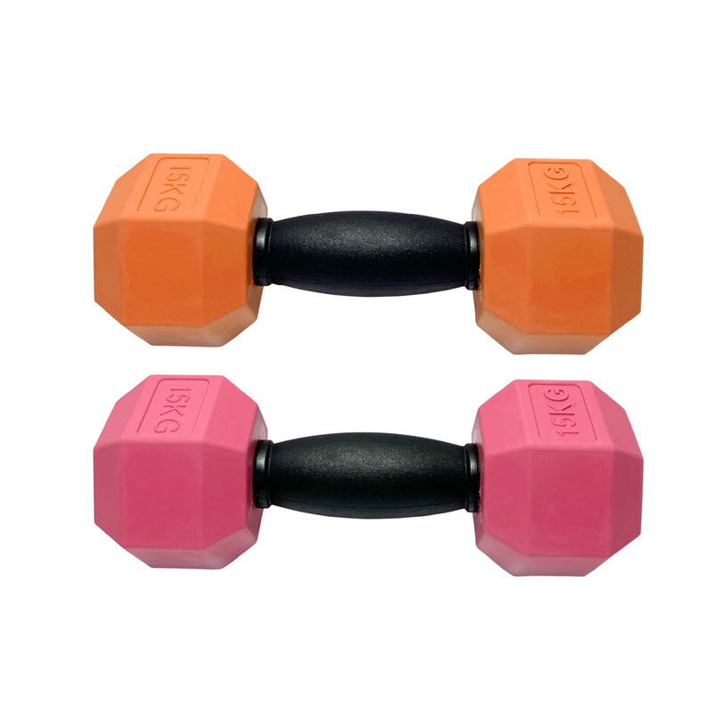 Friends Forever Bumpi Dumbbell Rubber Toy 2PK See below 2 Toys:5.51""W x 2.09""L x 1.85""H (2)