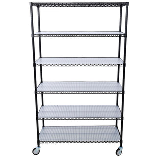 6 Tier Heavy Duty Metal Shelf Wire Shelving Unit