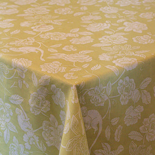 Eden Flora Parlour Premium Linen Tablecloth