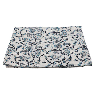 Eleanor Royal Blue Organic Cotton Tablecloth