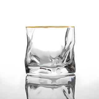 Gold Hoshi Japanese Crystal Whisky Glass