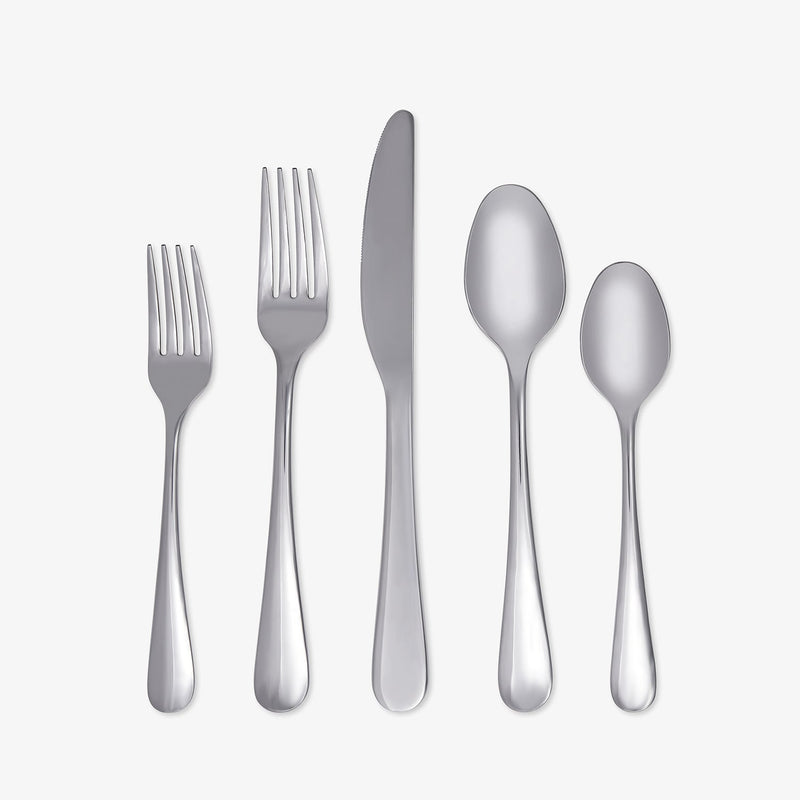 Cambridge Silversmiths  Rhiannon Mirror 45-piece Flatware Set