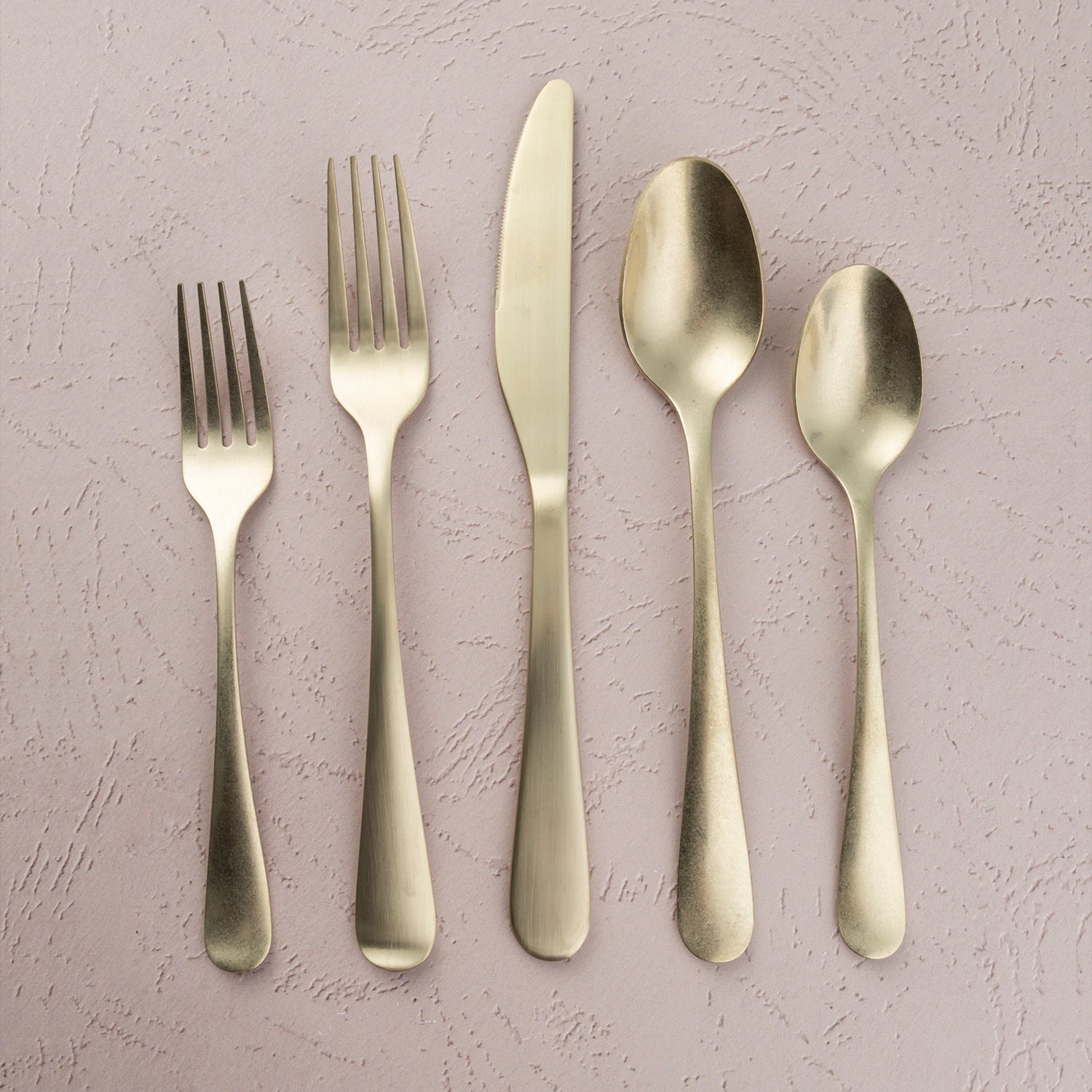 Set Di Posate Cambridge Silversmiths Rhiannon, 45 Pezzi, Finitura Satinata, Per 8 Persone, Con Pezzi Da Portata