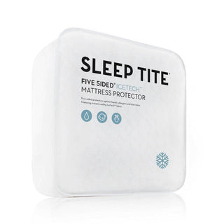 Malouf Five 5ided IceTech mattress protector with cooling fabric