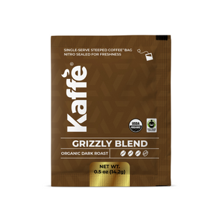 Grizzly Blend - Dark Roast Coffee Steeped Bag (5pack) by Kaffe Products