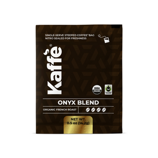 Onyx Blend - French Roast Coffee Steeped Bag (5pack) by Kaffe Products