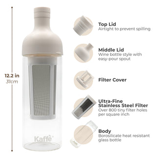Cold Brew Essentials Kit, White by Kaffe Products