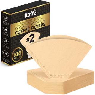 Organic Premium Coffee Filters #2, KFCF02B by Kaffe Products