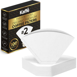 Organic Premium Coffee Filters #2, KFCF02W by Kaffe Products