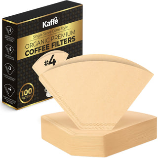 Organic Premium Coffee Filters #4, KFCF04B by Kaffe Products