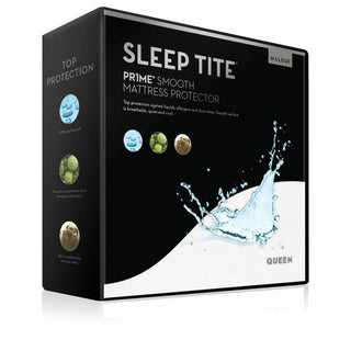 Malouf Pr1me Smooth mattress protector with H2Pro waterproof protection