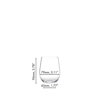 RIEDEL O Viognier / Chardonnay Stemless Wine Tumblers, Set of 2